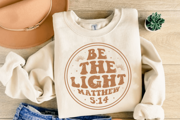 Be the Light Svg: A Graphic for Faith and T-Shirt Designs
