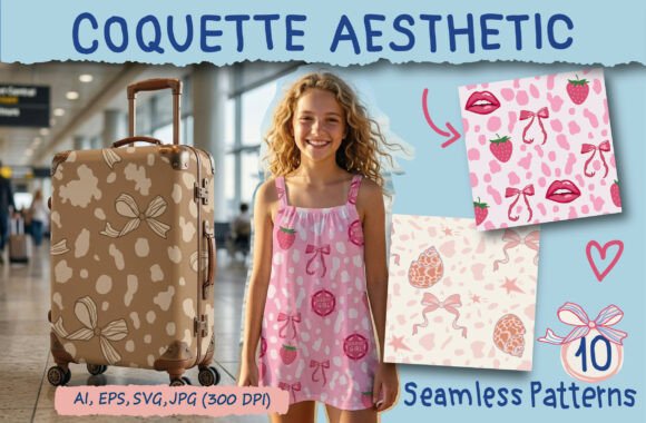 Coquette Bows Graphics for Digital Sellers