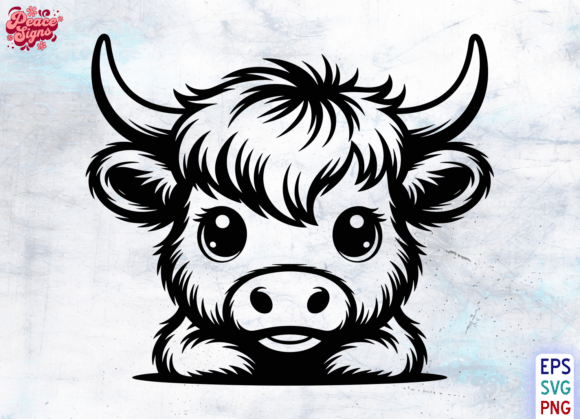 Cute Cow Graphics for Crafts