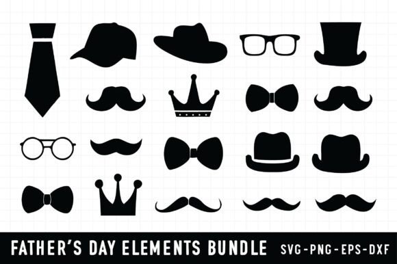 Father’s Day Silhouette Svg Bundle for Crafts and Graphics
