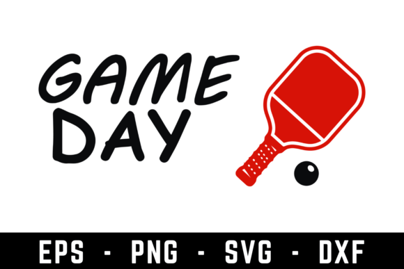 Game Day Pickleball Graphics for Crafts