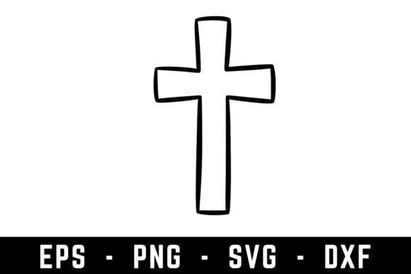 Jesous Cross Svg File for Crafts and Graphics