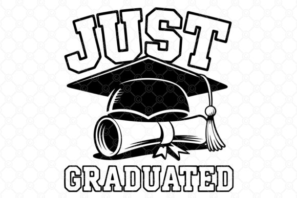 Just Graduated SVG for Crafts and Graphics