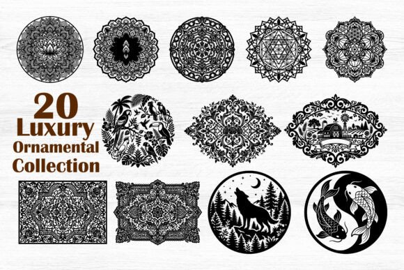 Luxury Ornamental Collection SVG Bundle