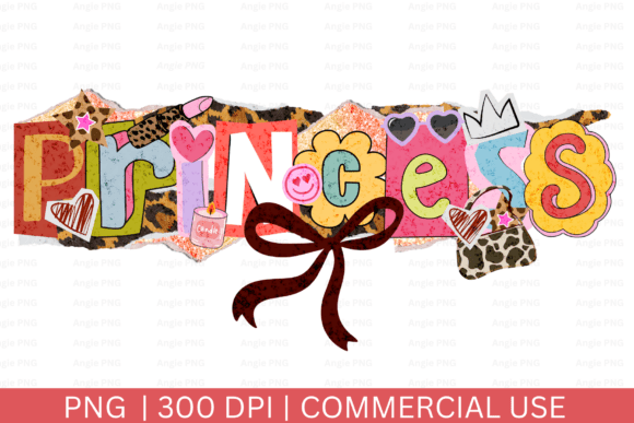 Princess Collage Graphics for Crafts