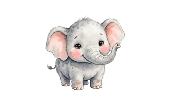 Safari Elephant Graphics for Crafts