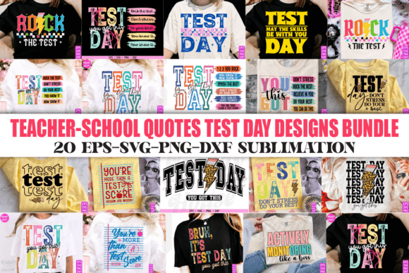 Test Day SVG Bundle: A Versatile Graphic Design Asset for Local Businesses