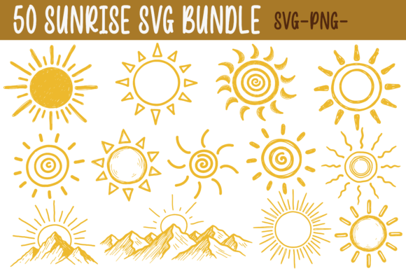 Warmth in SVG: A Crafters’ Review of Sun SVG Bundle Sunrise SVG, Sunset SVG